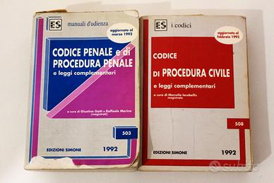 Codice Penale + Codice Civile - Edizioni Simone