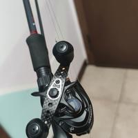 canna e mulinello da casting pesca