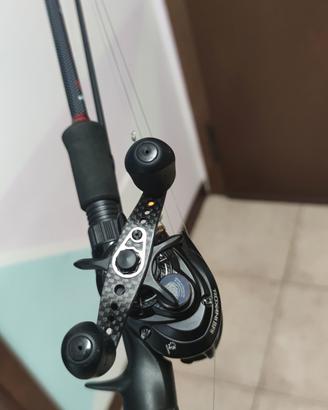 canna e mulinello da casting pesca