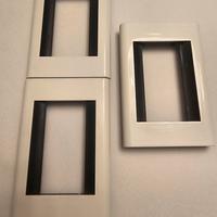 3 placche bticino living bianco 4713