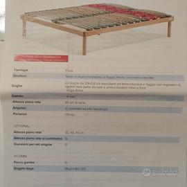 Rete a doghe per letto matrimoniale