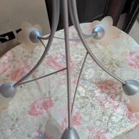 Lampadario a 5 coppette 