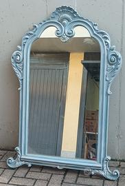 specchio  in legno  restaurato a mano  134 x 91