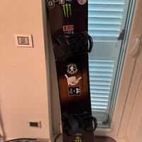 Tavola snowboard158 +attacchi