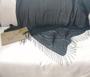 Scialle seta Luisa Spagnoli-frange perline-135x135