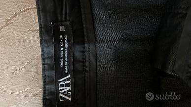 Gonna corta similpelle