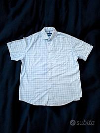 Camicia Tommy Hilfiger azzurra a quadri
