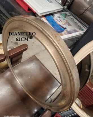 specchio rotondo da parete vintage