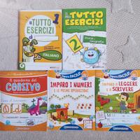 Libri prescolastici/prima elementare, nuovi,puliti