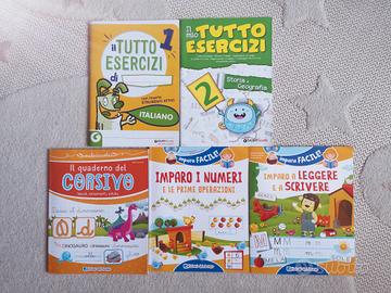 Libri prescolastici/prima elementare, nuovi,puliti