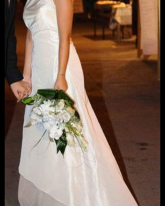 Abito da sposa Max Mara originale, 100% SETA,tg 40