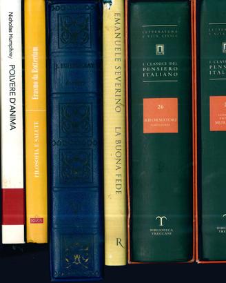 Lotto 7 Libri Filosofia Saggistica Severino Dawkin