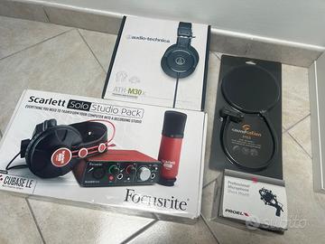 Focusrite Scarlett Studio + ATH-M30x Pro Pack