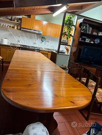 Tavolo allungabile ovale