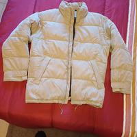 giacca piumino beige