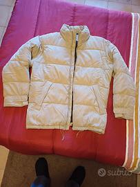 giacca piumino beige