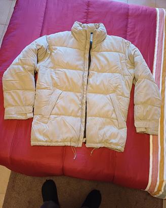 giacca piumino beige