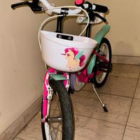 bicicletta bambina unicorno 