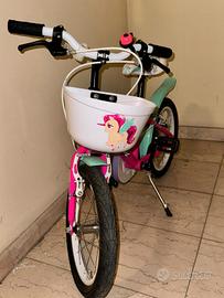 bicicletta bambina unicorno 