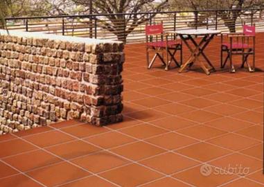 GRATIS !!!GRES PORCELLANATO ROSSO DA ESTERNO 30 MQ