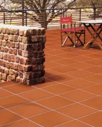 GRATIS !!!GRES PORCELLANATO ROSSO DA ESTERNO 30 MQ