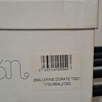 Ballerine dorate bambina Nanan