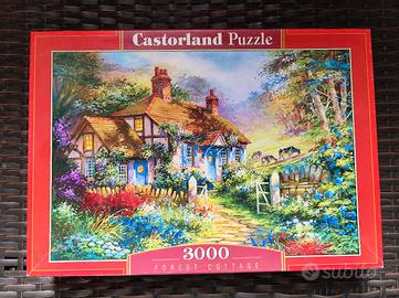 puzzle castorland 3000 pezzi forest cottage