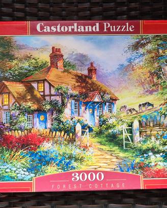 puzzle castorland 3000 pezzi forest cottage