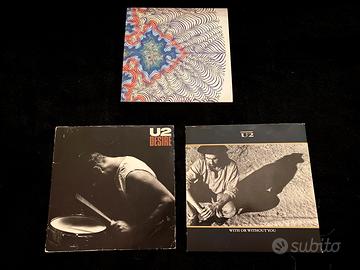 45 giri U2 e RED HOT CHILI PEPPERS 7”
