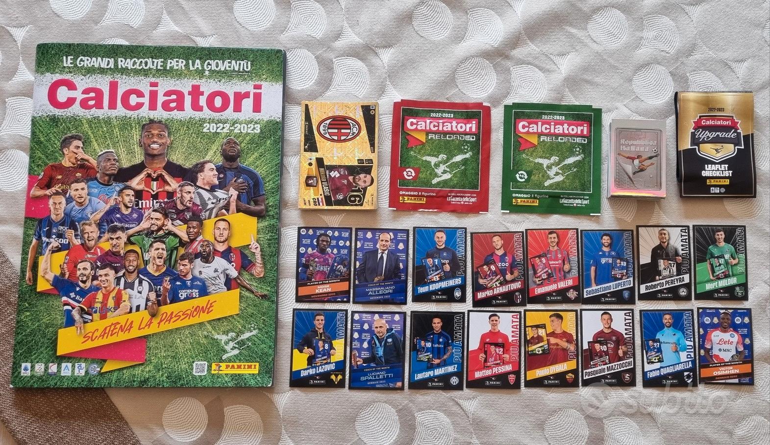 Calciatori Panini 2022 23 2023 Album vuoto + Set completo figurine +  aggiornamenti + RELOADED