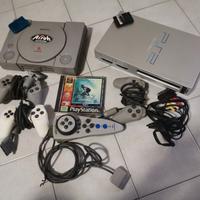 Playstation 1 e 2, controller e memory card