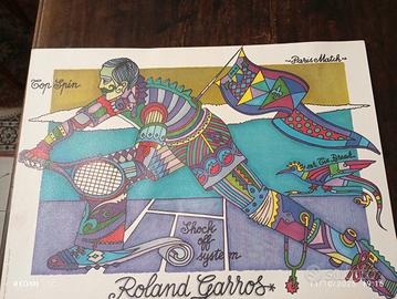 Stampa artistica Roland Garros – “Top Spin” (Paris
