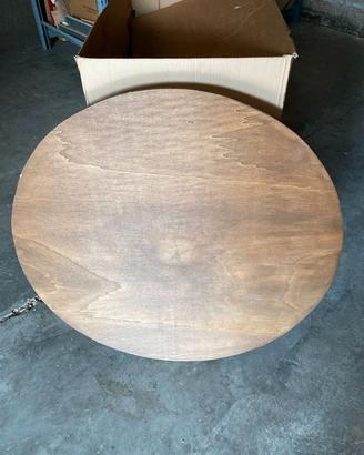 Tavola in legno rotonda per botte o altro supporto