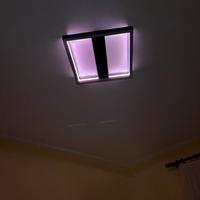 plafoniera LED moderno Icarus, 50 cm nero