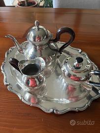 Servizio vintage in silver plated