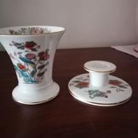 Wedgwood Portacandela e vaso Kutani Crane