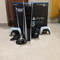 PS5 Digital Edition + 2 Controller + Cuffie Trust