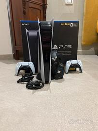PS5 Digital Edition + 2 Controller + Cuffie Trust