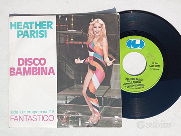 Heather Parisi 45 giri Disco Bambina