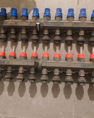 Collettori riscaldamento a pavimento rdz