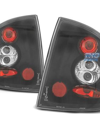 FANALI OPEL ASTRA G 2P 4P 97-04 FONDO NERO LOOK LE
