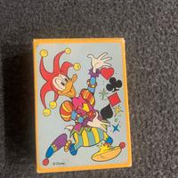 Nuovo mazzo da 54 carte modiano 60esimo Topolino
