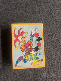 Nuovo mazzo da 54 carte modiano 60esimo Topolino