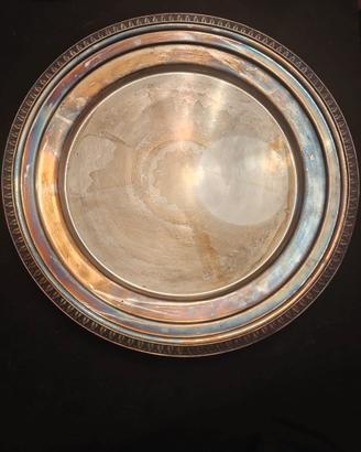 Vassoio vintage silverplate