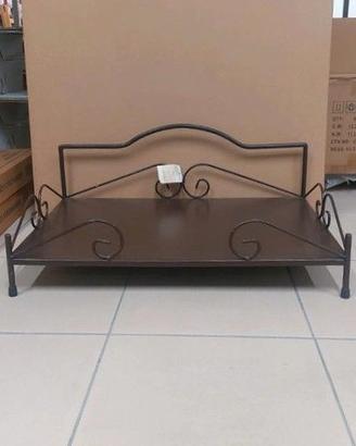 Lettino per animali in ferro battuto