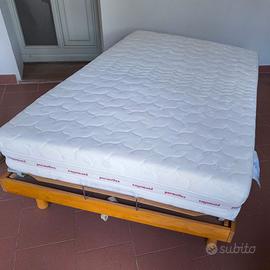 Letto +  Materasso Permaflex Delice memory