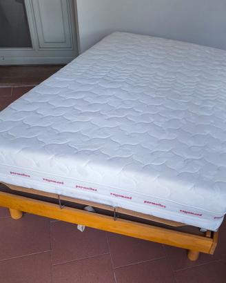 Letto +  Materasso Permaflex Delice memory