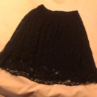 Alcott gonna al ginocchio nera in pizzo tg 46