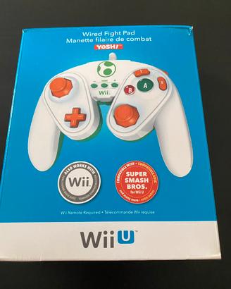 WiiU Wired Fight Pad Yoshi