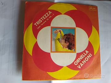 Disco 45 giri Ornella Vanoni: "Tristezza"